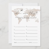 CARMEN reizen waar ze Vrijgezellenfeest spel Kaart (Voorkant)