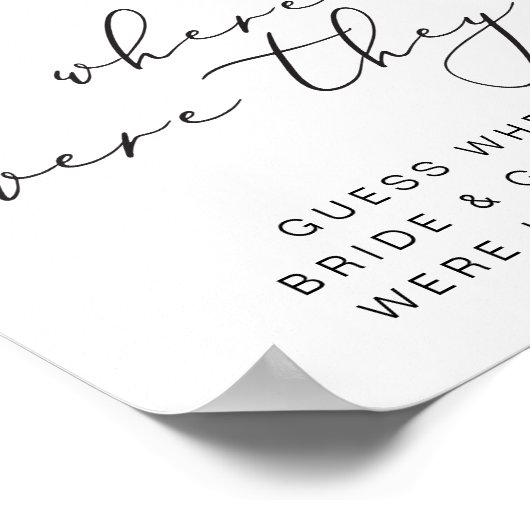 CARMEN reizen waar ze Vrijgezellenfeest teken ware Poster (Hoek)