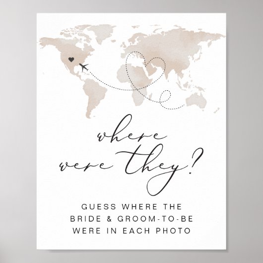 CARMEN reizen waar ze Vrijgezellenfeest teken ware Poster (Voorkant)