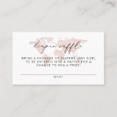 CARMEN Roze Kaart Adventure Luier Raffle Ticket (Voorkant)