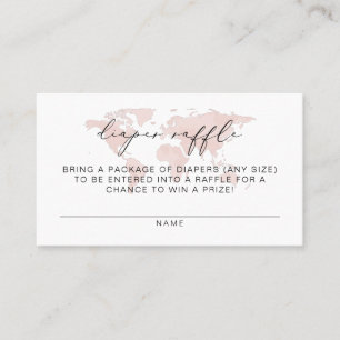 CARMEN Roze Kaart Adventure Luier Raffle Ticket