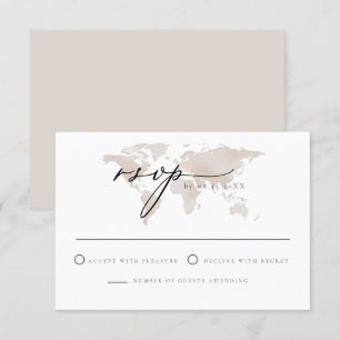 Carmen - RSVP - reiskaart voor Waterverf Kaart