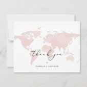 CARMEN Travel Adventure Roze kaart Foto bedankt (Voorkant)