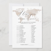 CARMEN Travel I Love You Around the World Game Kaart (Voorkant)