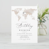 CARMEN Waterverf Kaart Bestemming Verjaardagsweeke (Staand voorkant)