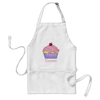 Carmen's gepersonaliseerde Cupcake Apron Standaard Schort