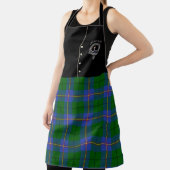 Carmichael Clan Badge & Tartan Kilt Schort (Insitu)