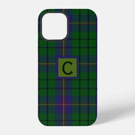 Carmichael Clan Plaid Monogram iPhone Hoesje (Achterkant)