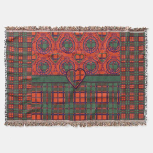 Carmichael clan Pset Scottish kilt tartan Deken (Voorkant)