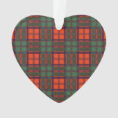 Carmichael clan Pset Scottish kilt tartan Ornament (achterkant)