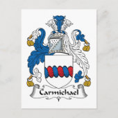 Carmichael Family Crest Briefkaart (Voorkant)