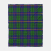 Carmichael Moderne Plaid Fleece Deken (Voorkant)
