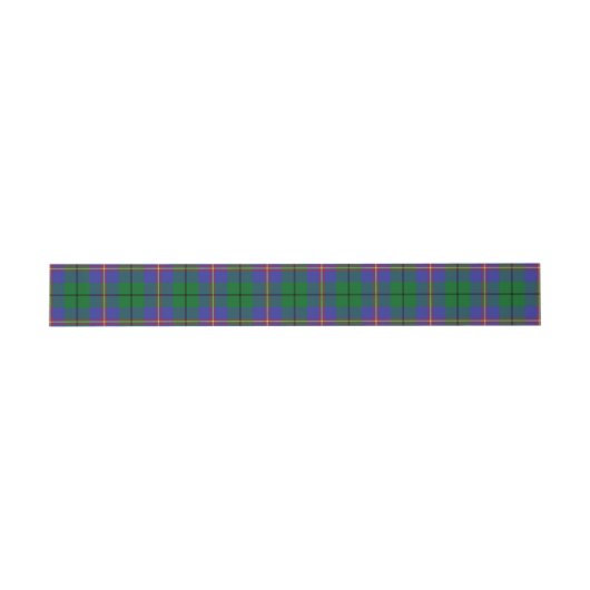 Carmichael Schotse Tartan Belly Band Uitnodigingen Wikkel (Vlak)