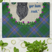 Carmichael Scottie Hondenkeukenhanddoek Theedoek (Gevouwen)