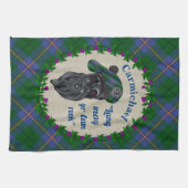 Carmichael Scottie Hondenkeukenhanddoek Theedoek (Horizontaal)