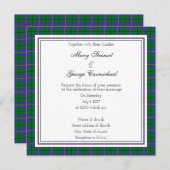 Carmichael Scottish Wedding Square Invitation Kaart (Voorkant / Achterkant)