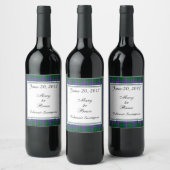 Carmichael Scottish Wedding Wine Label Wijn Etiket (Flessen)
