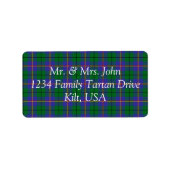 Carmichael Tartan Label (Voorkant)
