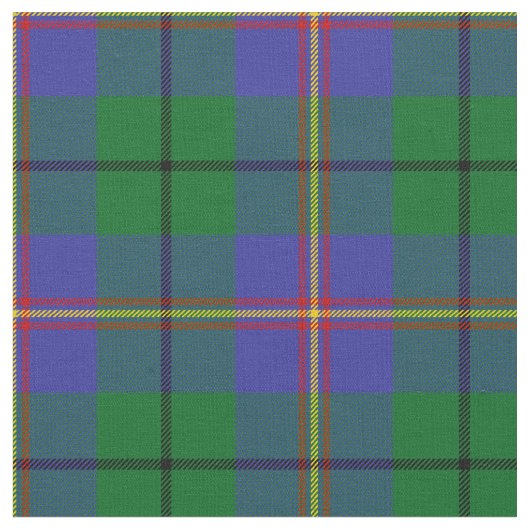 Carmichael Tartan Print Stof (Close Up)