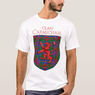 Carmichael Tartan Scottish Play Lion Rampant T-shirt