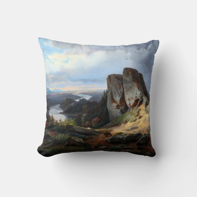 Carmiencke - Western landschap Beer Kussen (Voorkant)