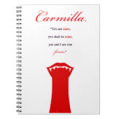 Carmilla-Notitieboek Notitieboek (Voorkant)
