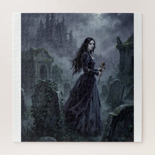 Carmilla Wandering the Styrian Mist Legpuzzel (Verticaal)
