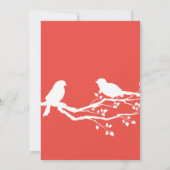 Carmine Pink Spring Weddings Gepersonaliseerd ik Kaart (Achterkant)