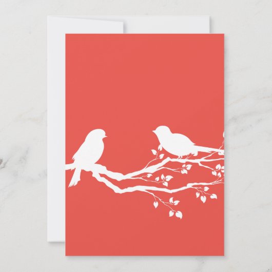 Carmine Pink Spring Weddings Gepersonaliseerd ik Kaart (Achterkant)