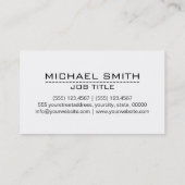 Carmine Red en Black Polka Dot Professional Visitekaartje (Achterkant)