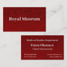 Carmine Red Velvet Print