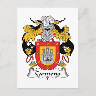 Carmona Family Crest Briefkaart