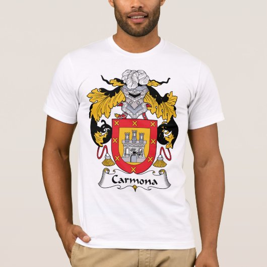 Carmona Family Crest T-shirt (Voorkant)