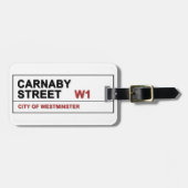 Carnaby Street London, Engeland - Zwingend! Bagagelabel (Voorkant horizontaal)