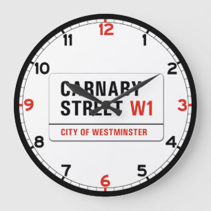 Carnaby Street, London Street Sign Grote Klok