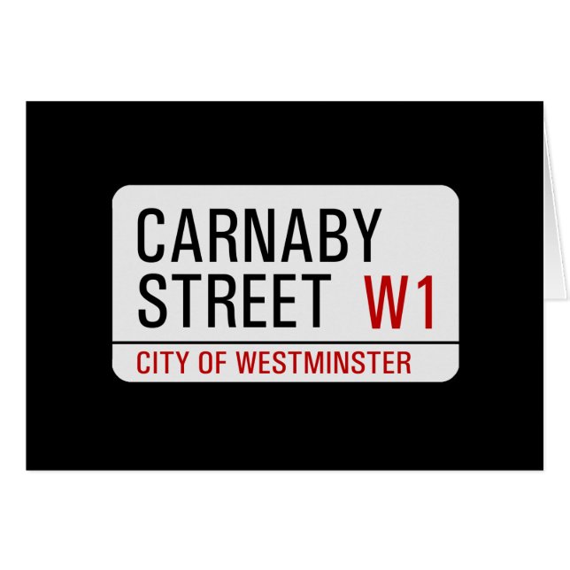 Carnaby Street-teken (Voorkant Horizontaal)