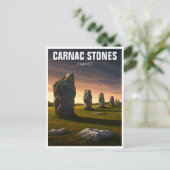 Carnac Stones Frankrijk Reizen Briefkaart (Staand voorkant)
