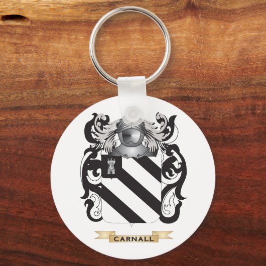Carnall Coat of Arms (familiekust) Sleutelhanger (Voorkant)