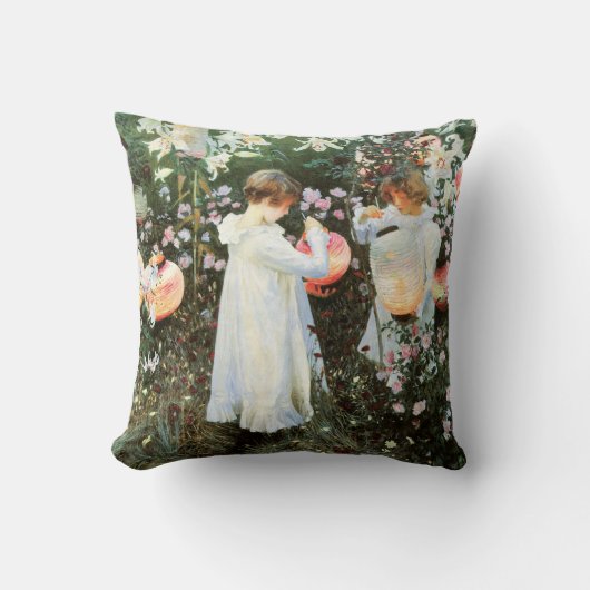 Carnance Lily Roos American MoJo Kussens (Voorkant)