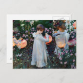 Carnance Lily Roos John Sargent Fine Art Briefkaart (Voorkant / Achterkant)