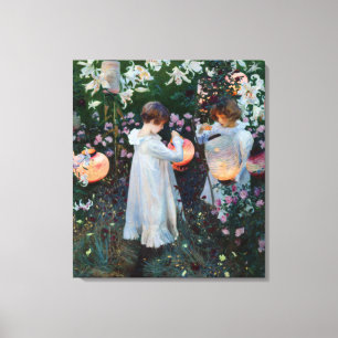Carnance Lily Roos John Sargent Fine Art Canvas Afdruk