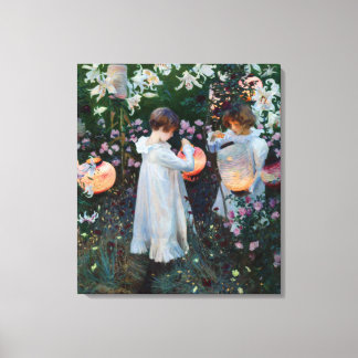 Carnance Lily Roos John Sargent Fine Art Canvas Afdruk