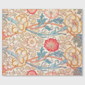 Carnatie, William Morris Cadeaupapier (Vlak)