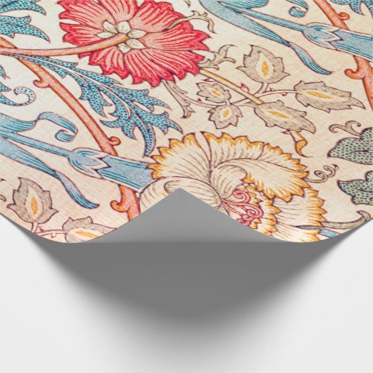 Carnatie, William Morris Cadeaupapier (Hoek)
