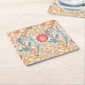 Carnatie, William Morris Kartonnen Onderzetters (Schuin)