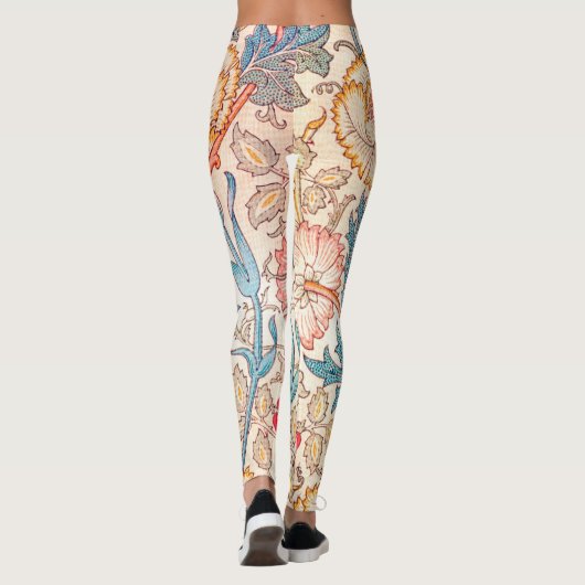Carnatie, William Morris Leggings (Achterkant)