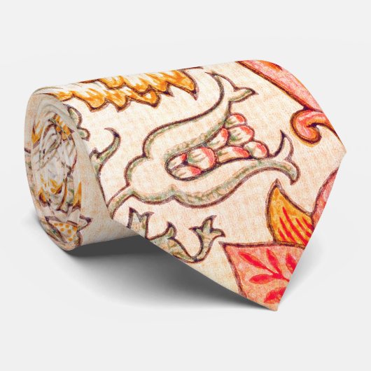 Carnatie, William Morris Stropdas (Opgerold)