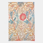 Carnatie, William Morris Theedoek (Verticaal)