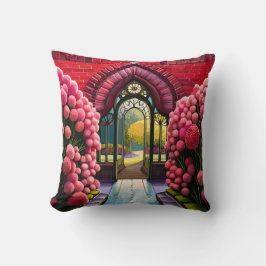 Carnaties Adorn Gate: Welkom in de geheime tuin Kussen