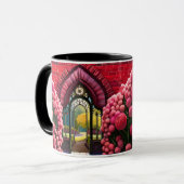 Carnaties Adorn Gate: Welkom in de geheime tuin Mok (Voorkant links)